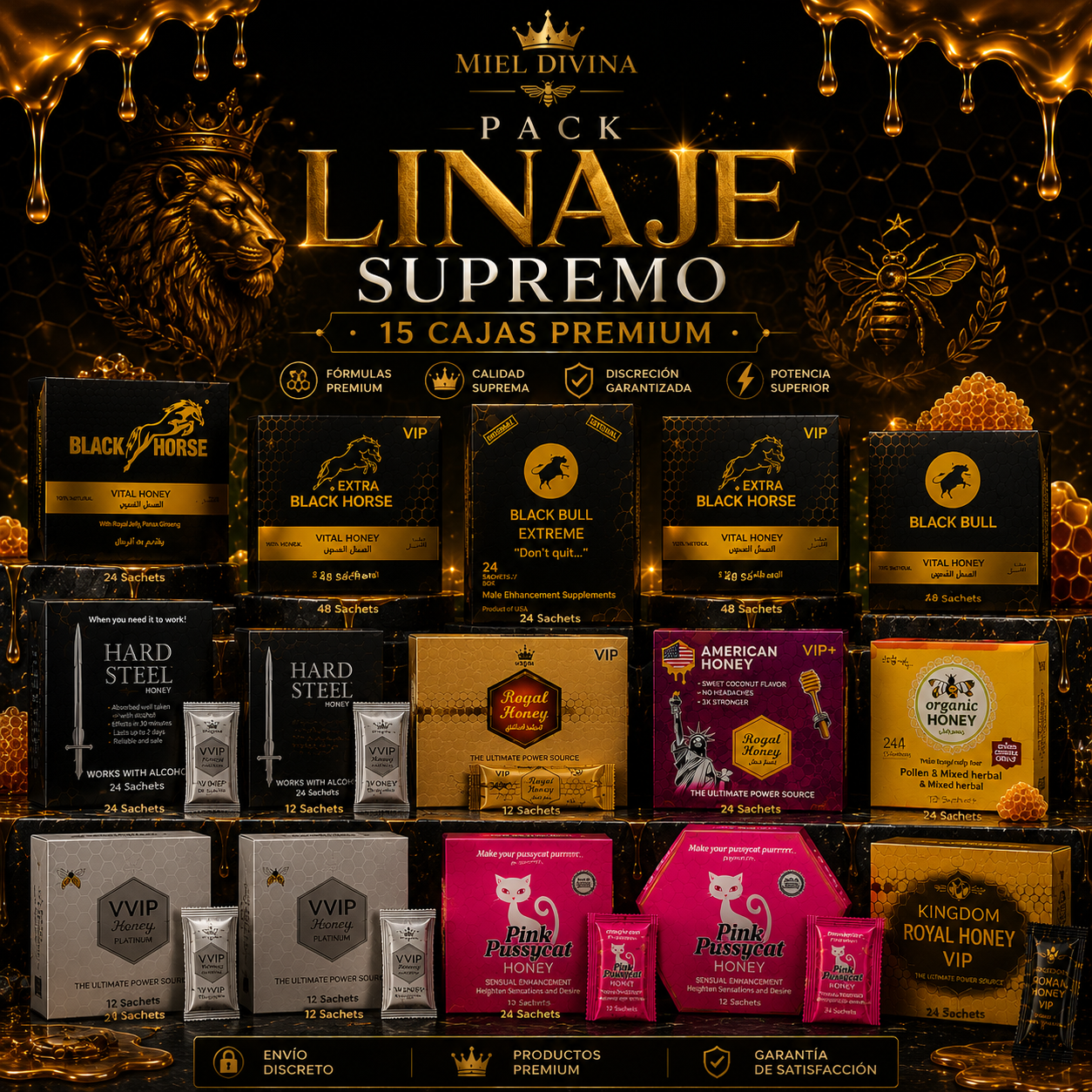 Pack Linaje Supremo | 15 Cajas Premium