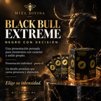 Miel Divina | Toro Negro Fuerza Extrema 12 Sobres 22g | Miel Premium con Tongkat Ali y Ginseng