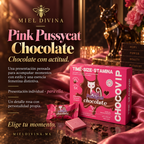 Miel Divina | Gatita Rosa Chocolate 12 Piezas 20g | Placer y Bienestar Femenino