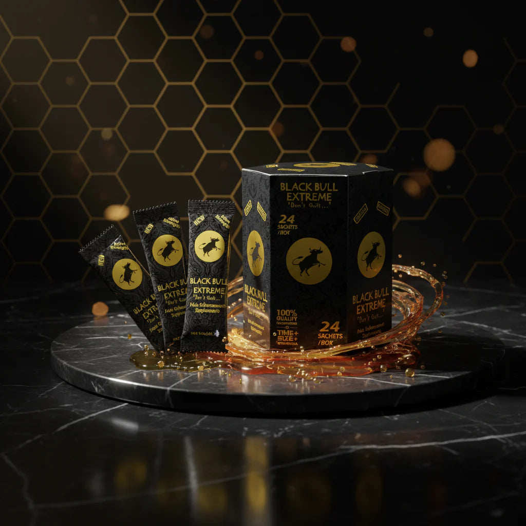 Miel Divina | Todo Negro Fuerza Extrema 24 Sobres 22g | Fuerza y Resistencia Máxima