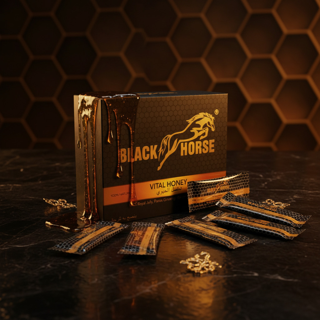 Black Horse Vital Honey - Estilo Premium Miel Divina
