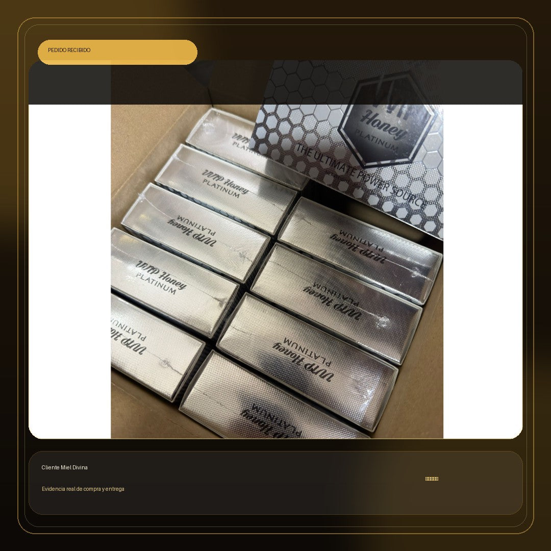 Pedido recibido - Cliente Miel Divina
