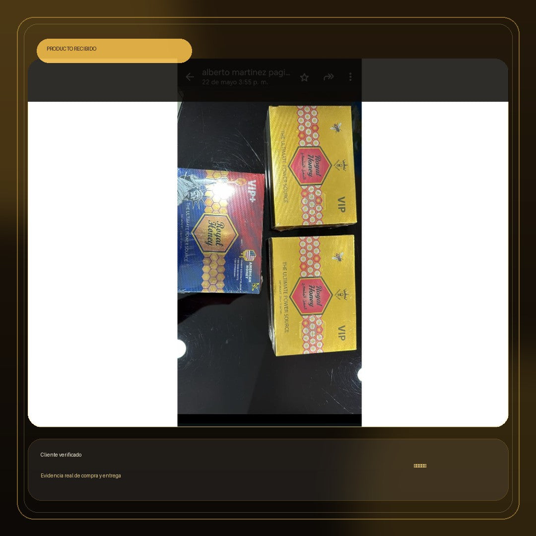 Producto recibido - Cliente verificado